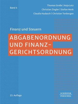cover image of Abgabenordnung und Finanzgerichtsordnung